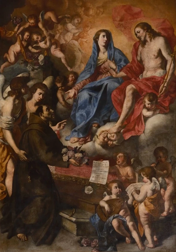 San Francesco che chiede l'indulgenza